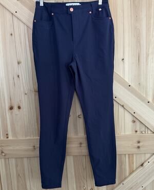 Acai Max NavyBlue Stretch Hiking Comfort Skinny Outdoor Trouser Pant Sz 30R UK12